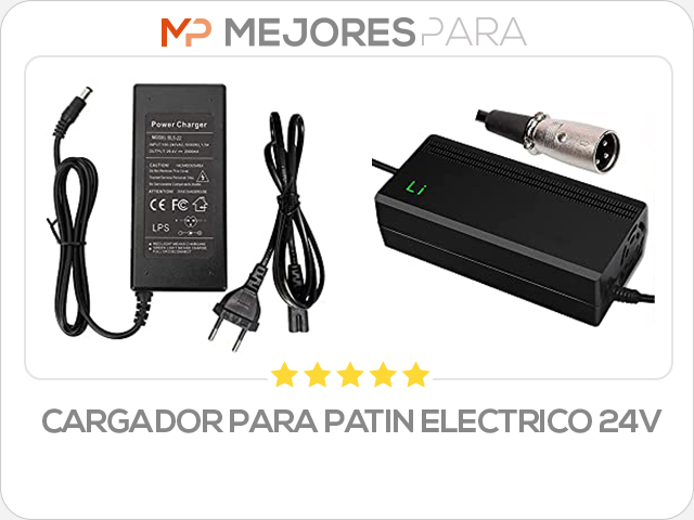 cargador para patin electrico 24v