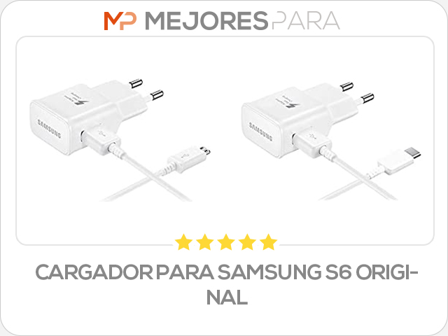 cargador para samsung s6 original