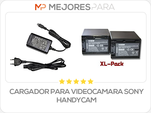 cargador para videocamara sony handycam