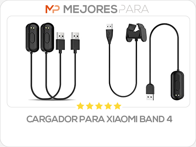 cargador para xiaomi band 4