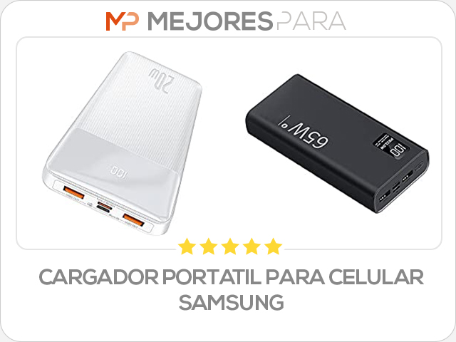 cargador portatil para celular samsung