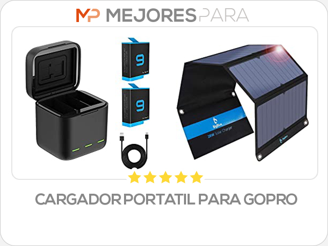 cargador portatil para gopro