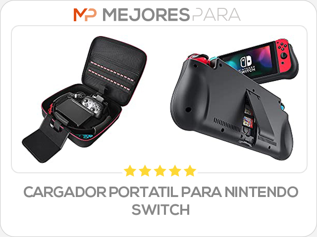 cargador portatil para nintendo switch