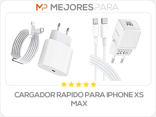 cargador rapido para iphone xs max