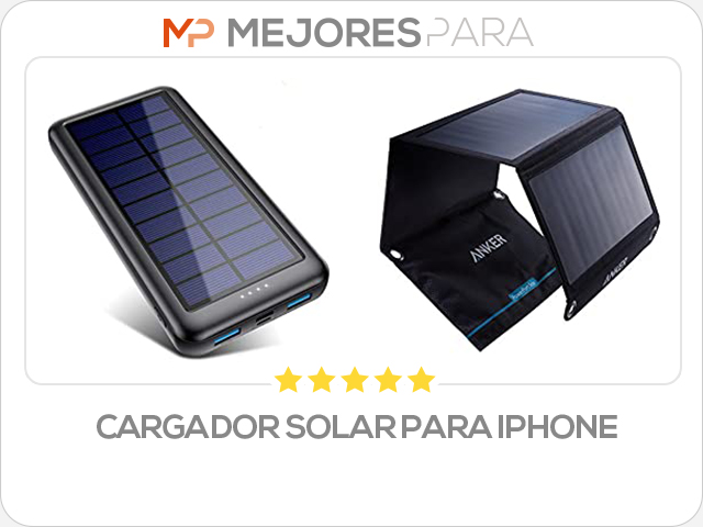 cargador solar para iphone