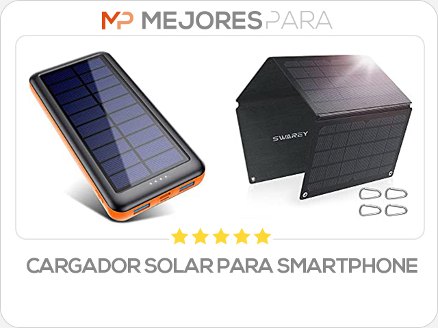 cargador solar para smartphone