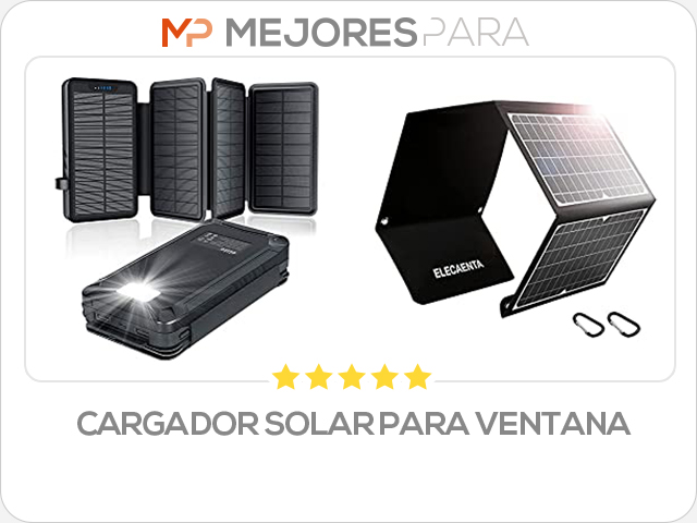 cargador solar para ventana