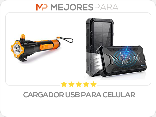 cargador usb para celular