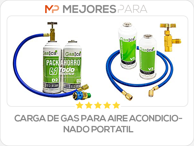 carga de gas para aire acondicionado portatil