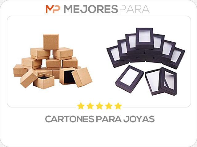 cartones para joyas