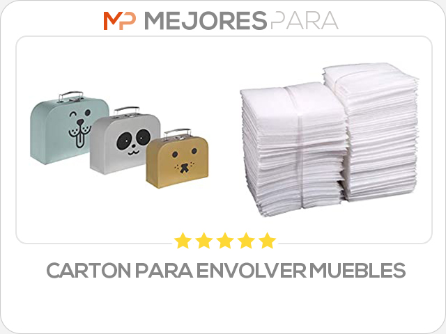 carton para envolver muebles