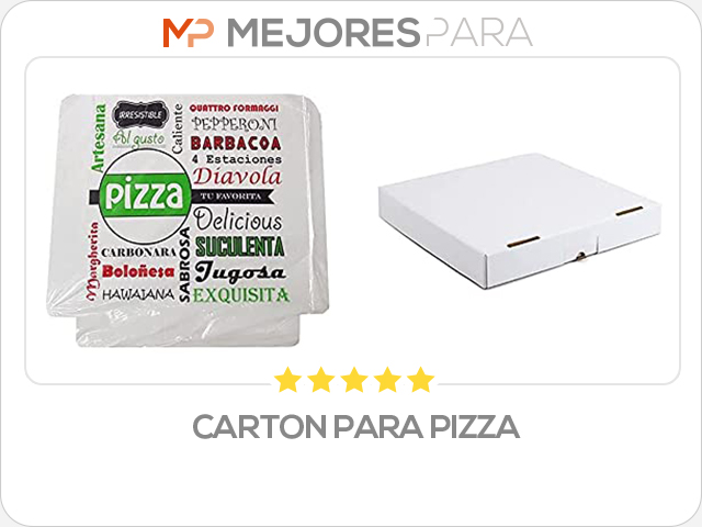 carton para pizza