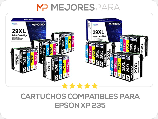 cartuchos compatibles para epson xp 235