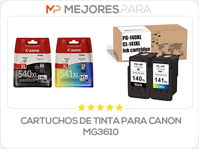 cartuchos de tinta para canon mg3610