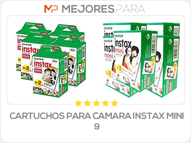 cartuchos para camara instax mini 9