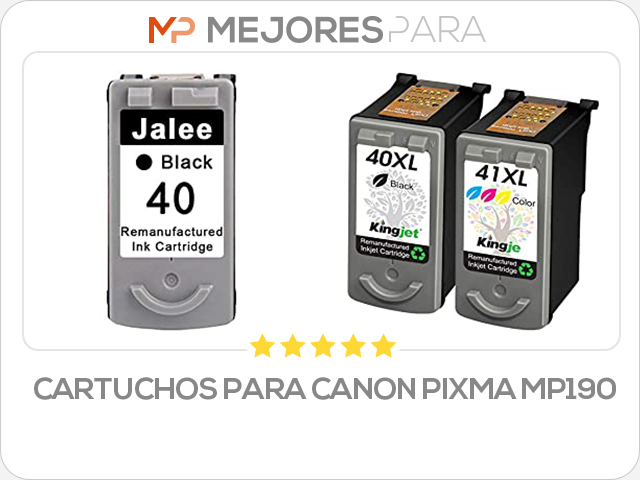 cartuchos para canon pixma mp190