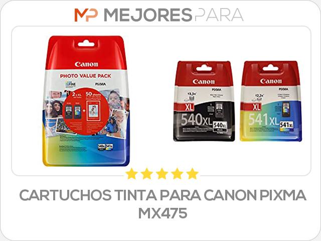 cartuchos tinta para canon pixma mx475