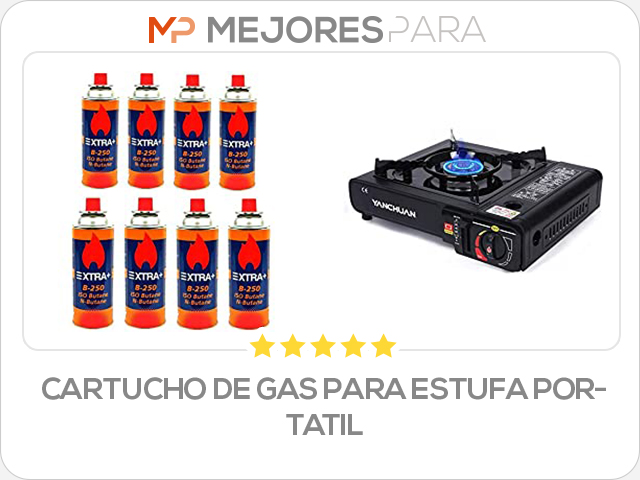 cartucho de gas para estufa portatil