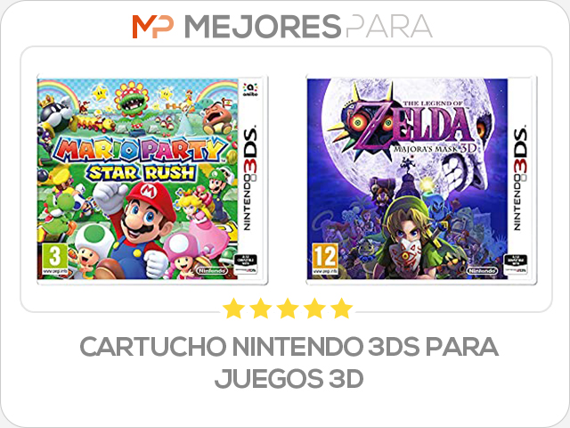 cartucho nintendo 3ds para juegos 3d