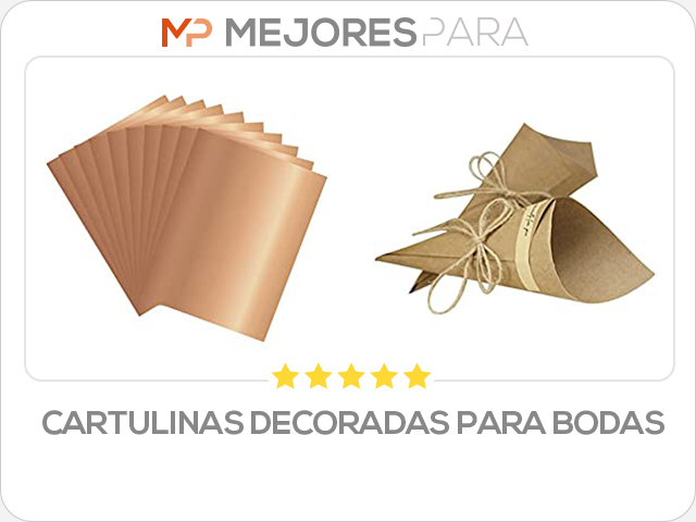 cartulinas decoradas para bodas