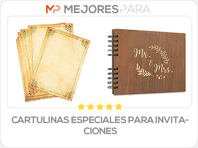 cartulinas especiales para invitaciones