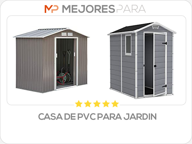 casa de pvc para jardin