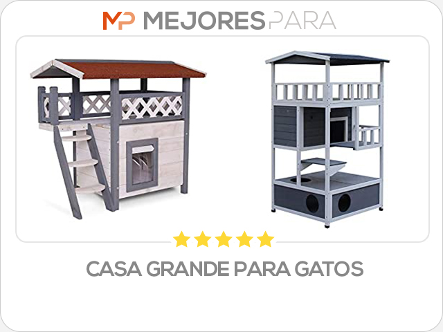 casa grande para gatos