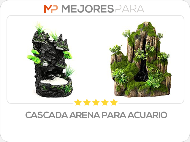 cascada arena para acuario