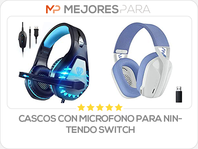 cascos con microfono para nintendo switch