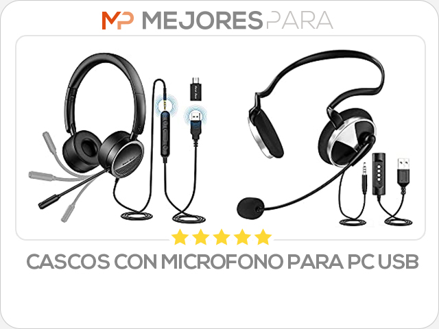 cascos con microfono para pc usb