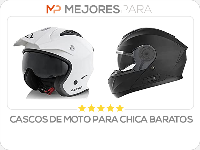 cascos de moto para chica baratos