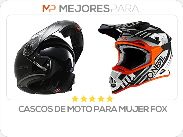 cascos de moto para mujer fox