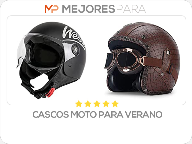 cascos moto para verano