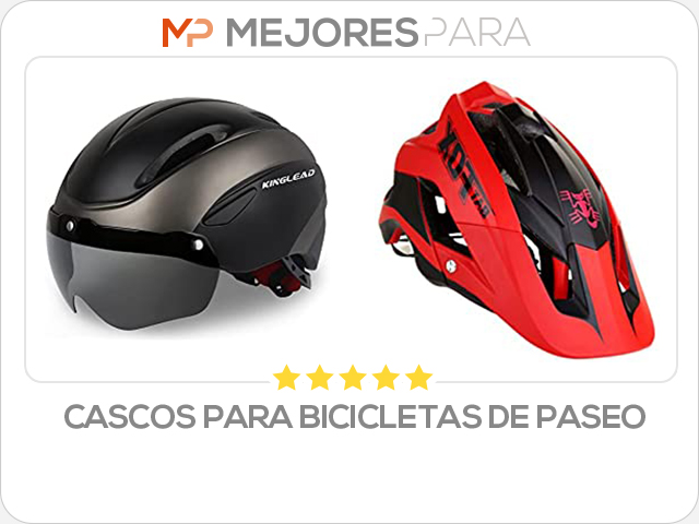 cascos para bicicletas de paseo