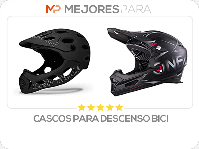 cascos para descenso bici