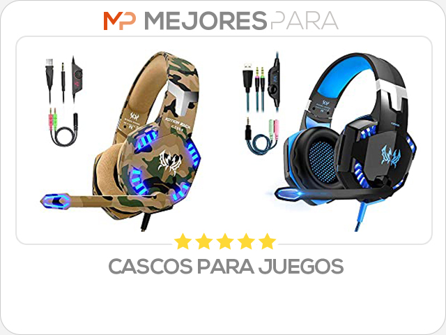 cascos para juegos