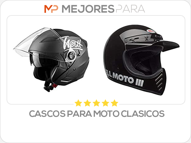 cascos para moto clasicos