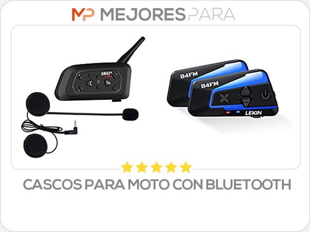 cascos para moto con bluetooth