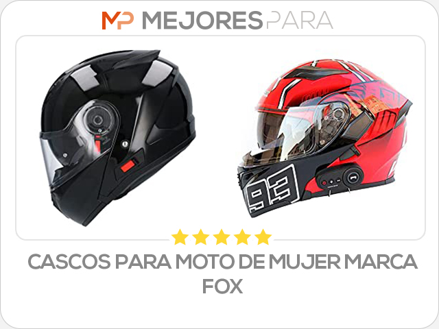 cascos para moto de mujer marca fox