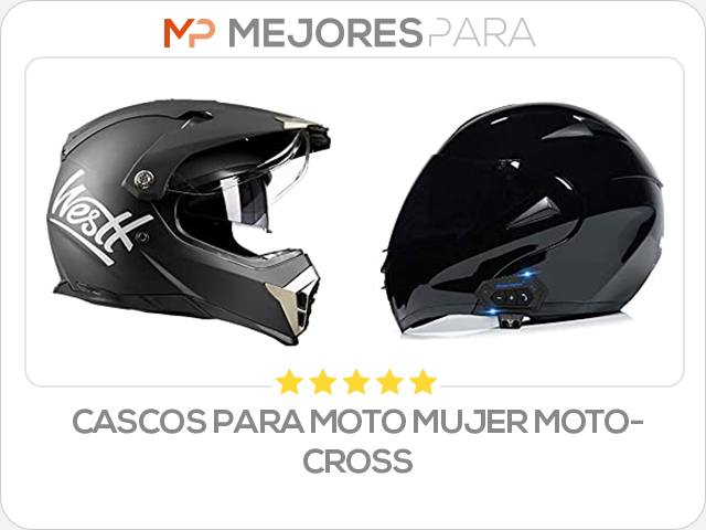 cascos para moto mujer motocross