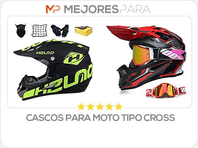 cascos para moto tipo cross