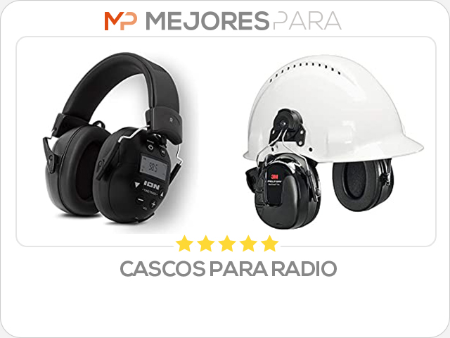 cascos para radio