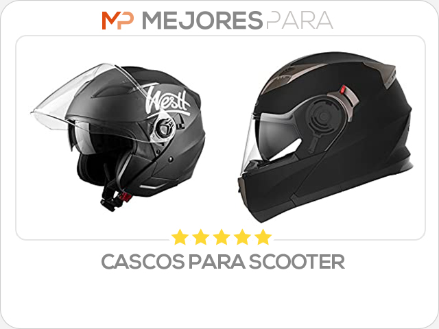 cascos para scooter