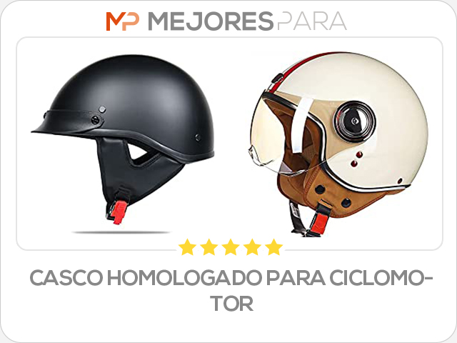 casco homologado para ciclomotor