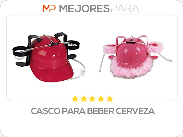 casco para beber cerveza