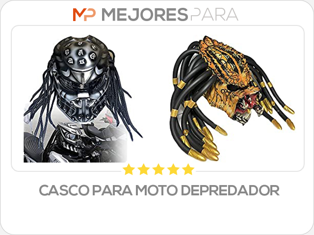 casco para moto depredador