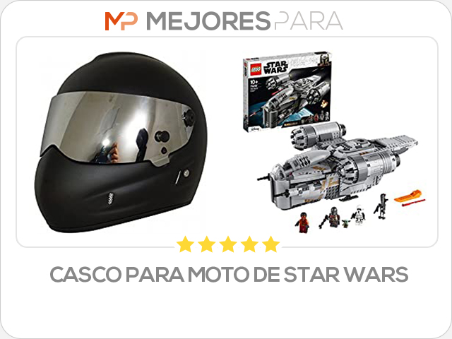 casco para moto de star wars