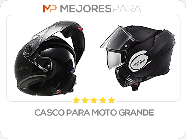 casco para moto grande