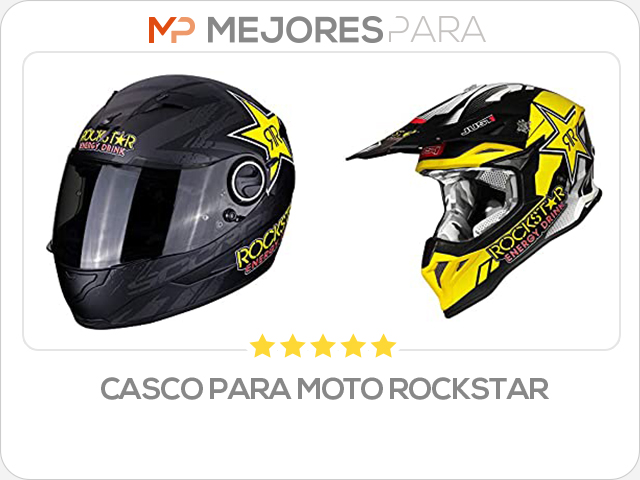 casco para moto rockstar