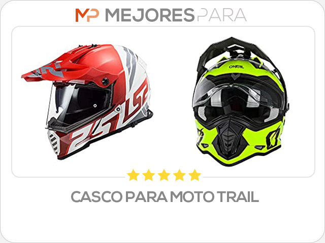 casco para moto trail